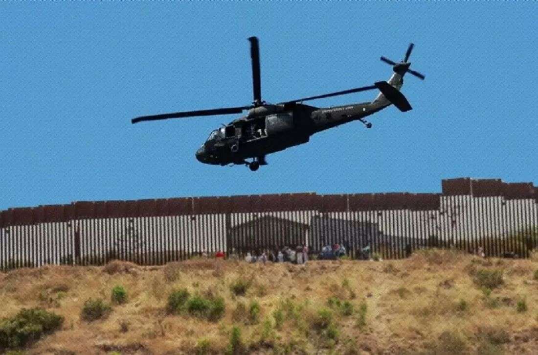 helicoptero estados unidos frontera mexico