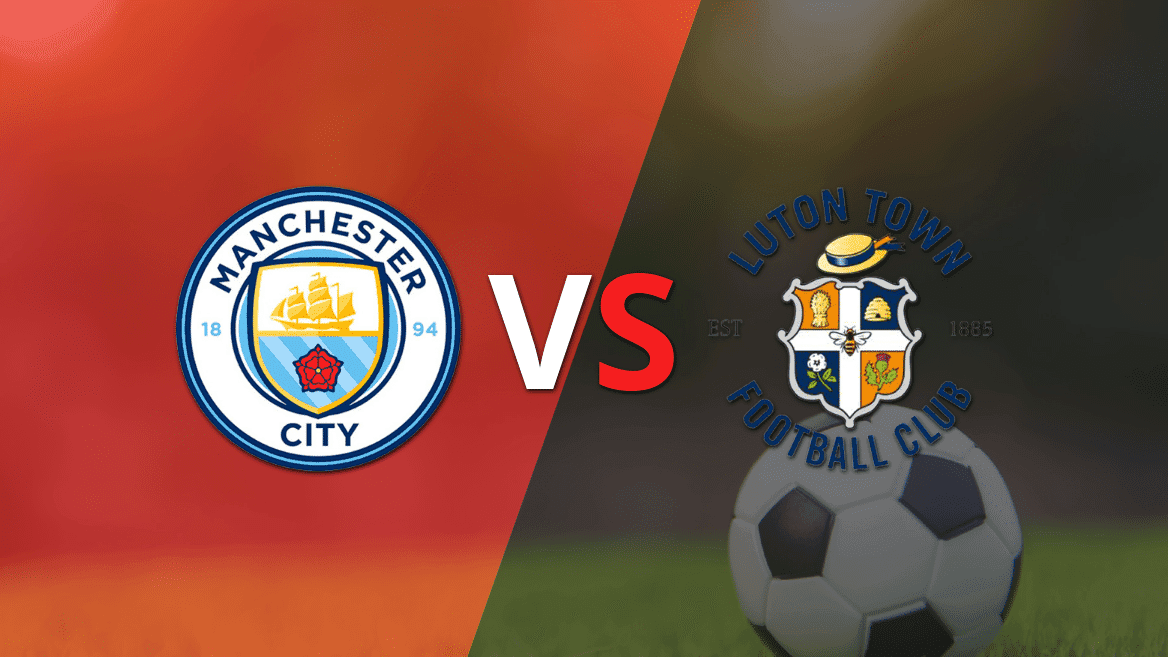 Manchester City es superior a Luton Town y lo vence por 4-1