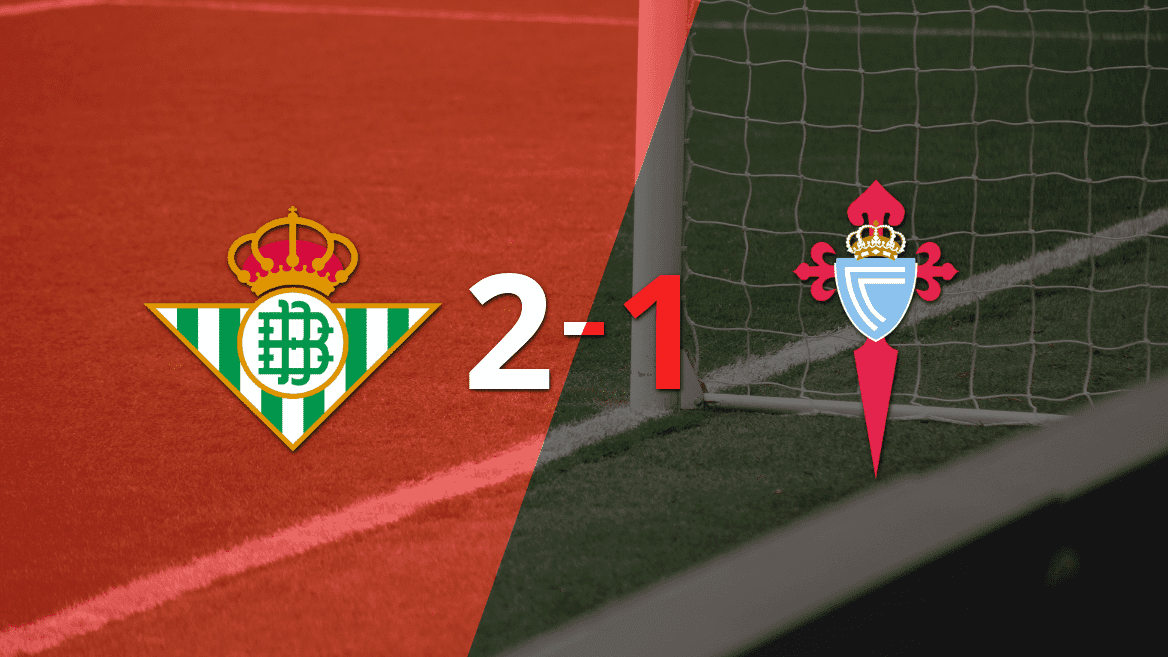 Victoria de Betis sobre Celta por 2-1