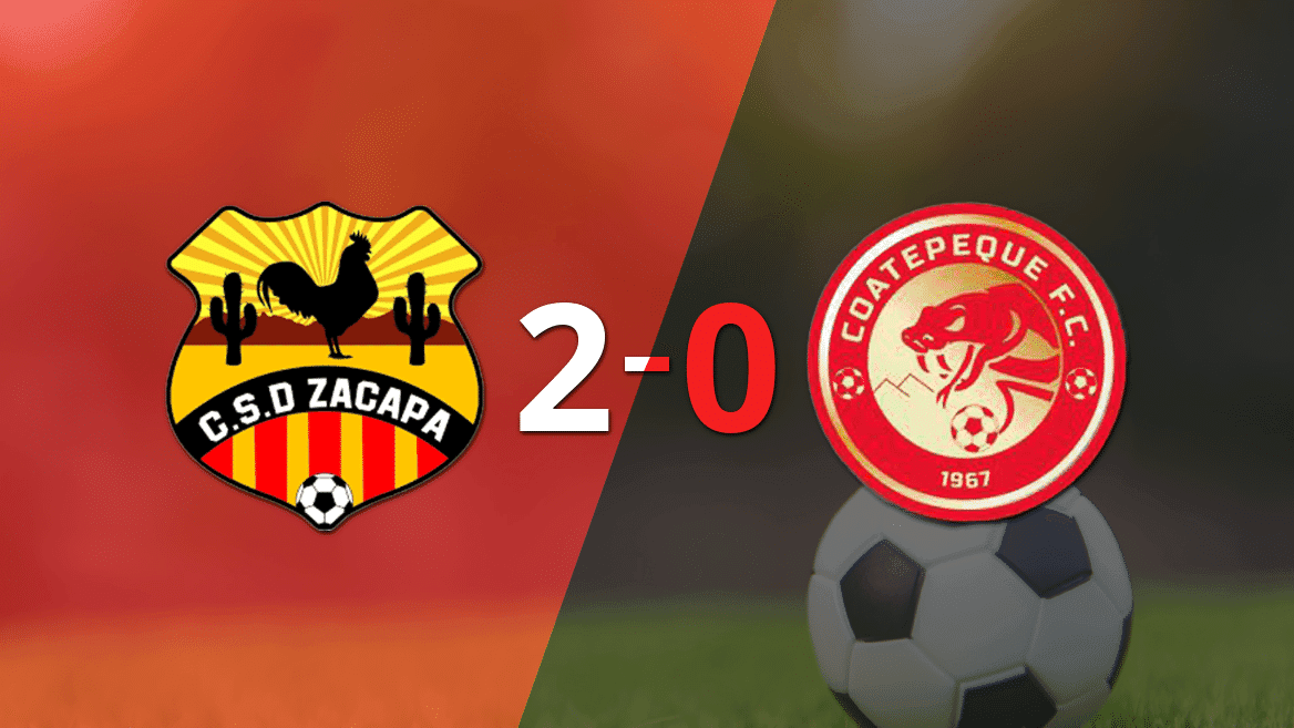 Zacapa marcó dos veces en la victoria ante Coatepeque en el estadio David Ordoñez Bardales