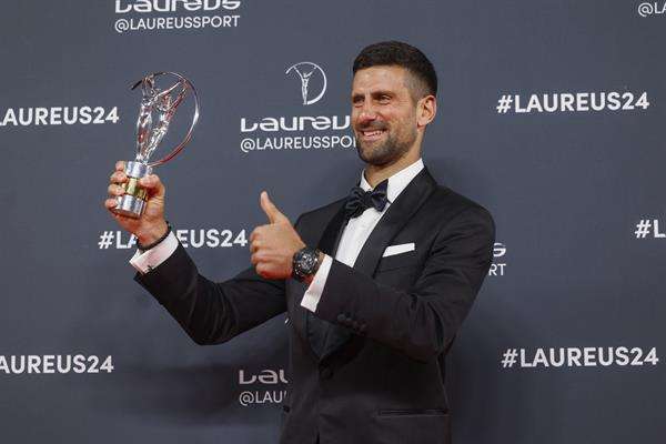 Djokovic, que esta semana causó baja del Masters 1.000 de Madrid, ya ganó el Laureus en 2012, 2015, 2016 y 2019