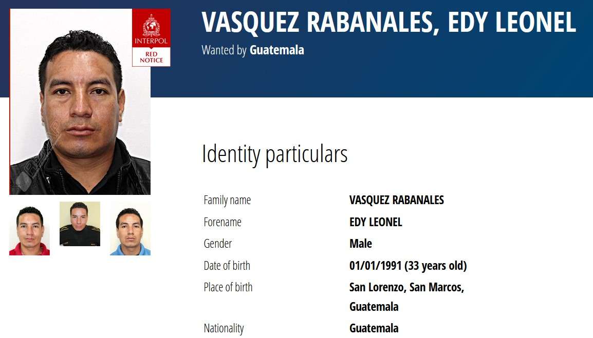 Edy Rabanales Interpol