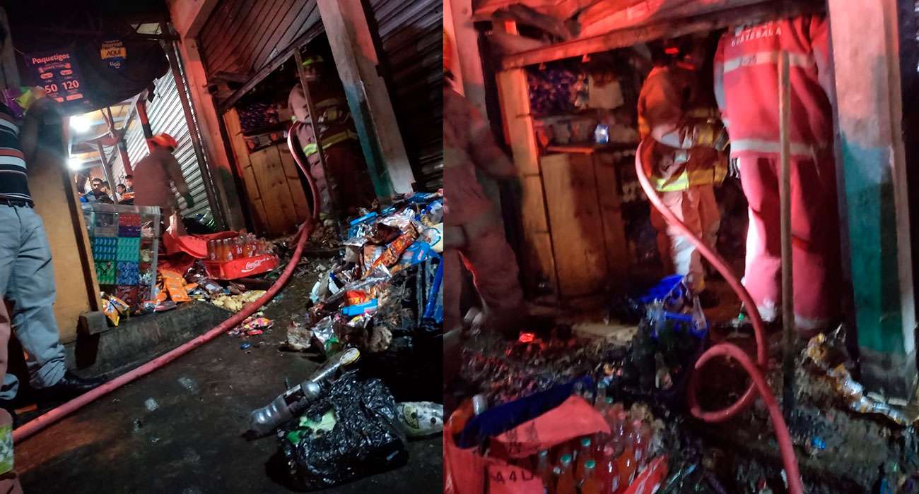 Incendio en un local de la zona 4 en la capital fue controlado