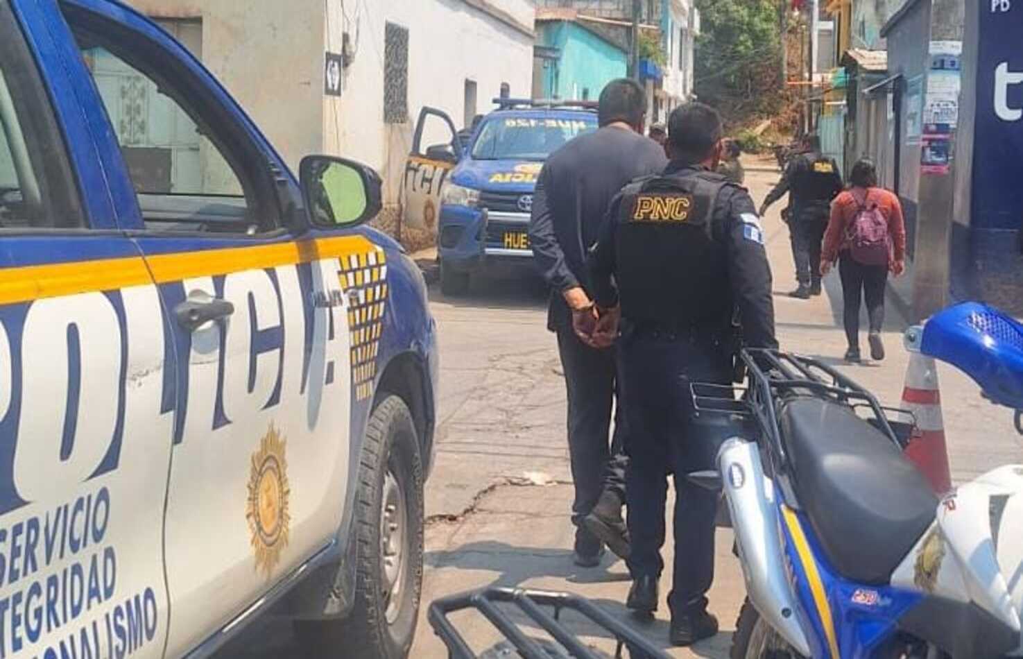 capturados por la pnc