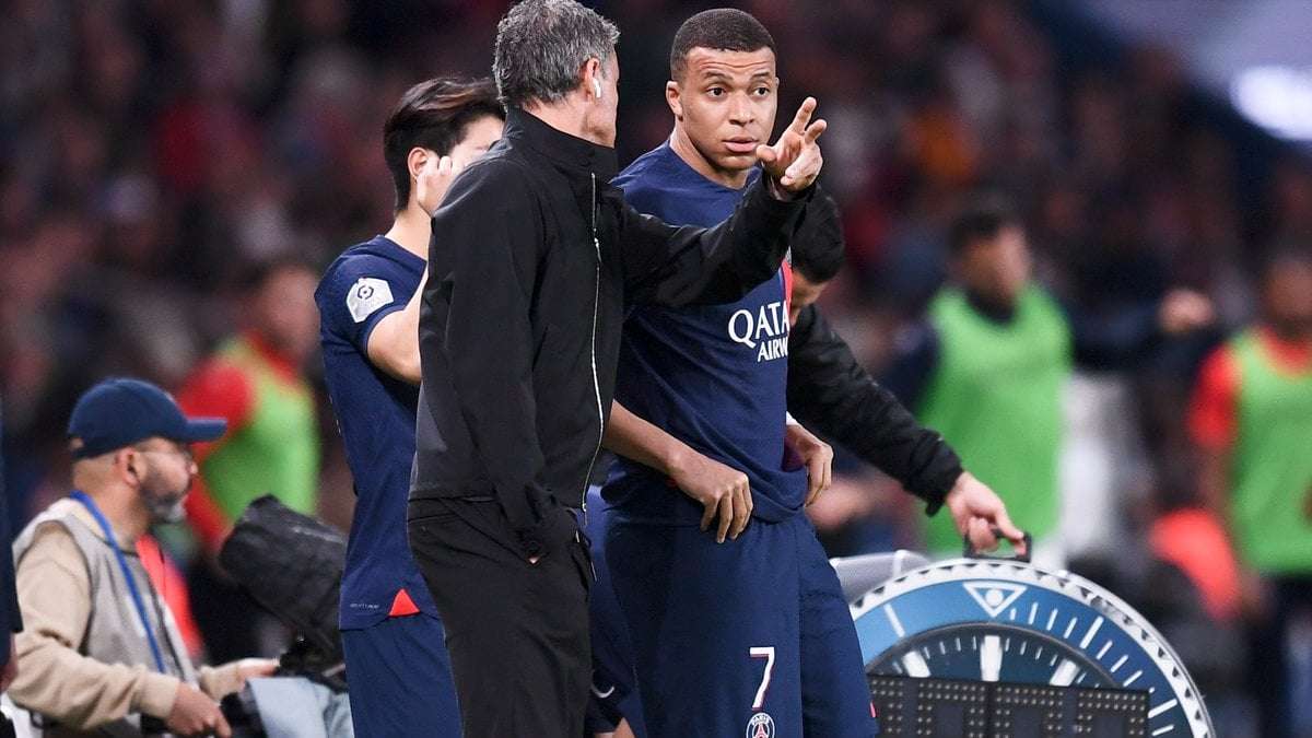 Mbappé luis enrique psg