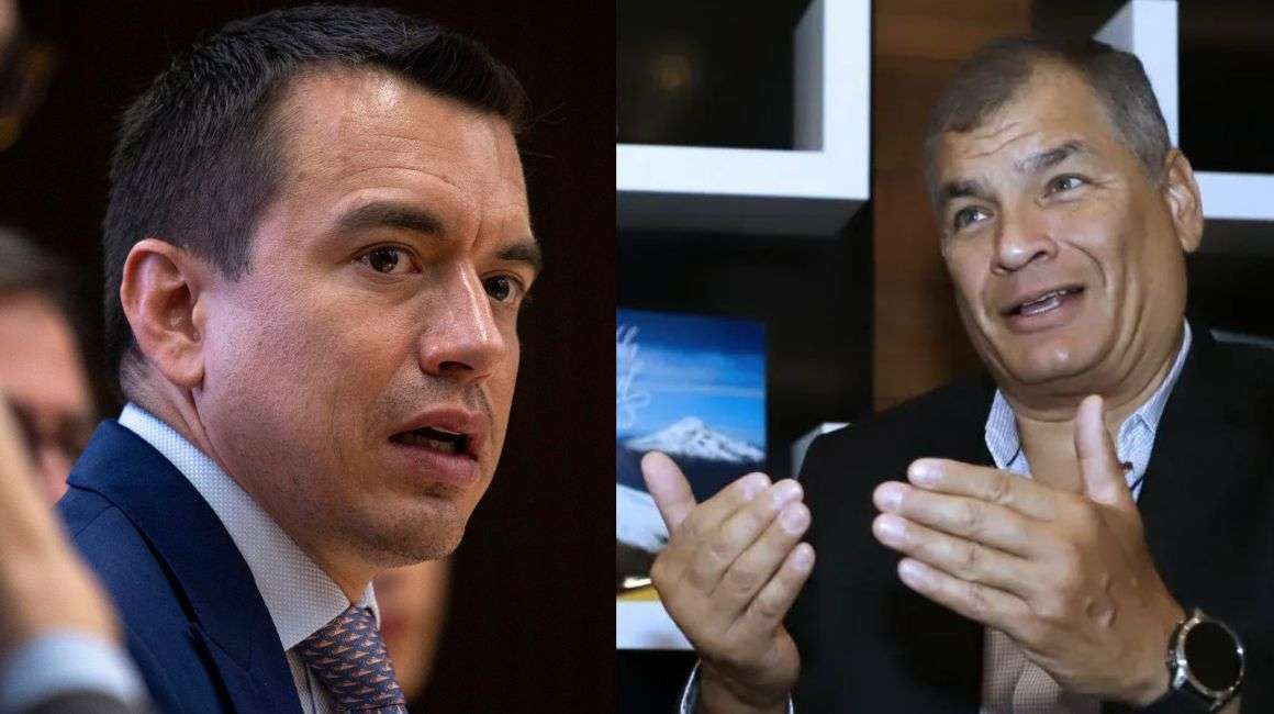 Rafael Correa sobre Noboa en Ecuador