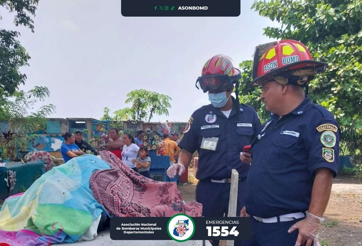 Hombre fallece en cementerio de La Democracia, Escuintla, por "ingerir" veneno