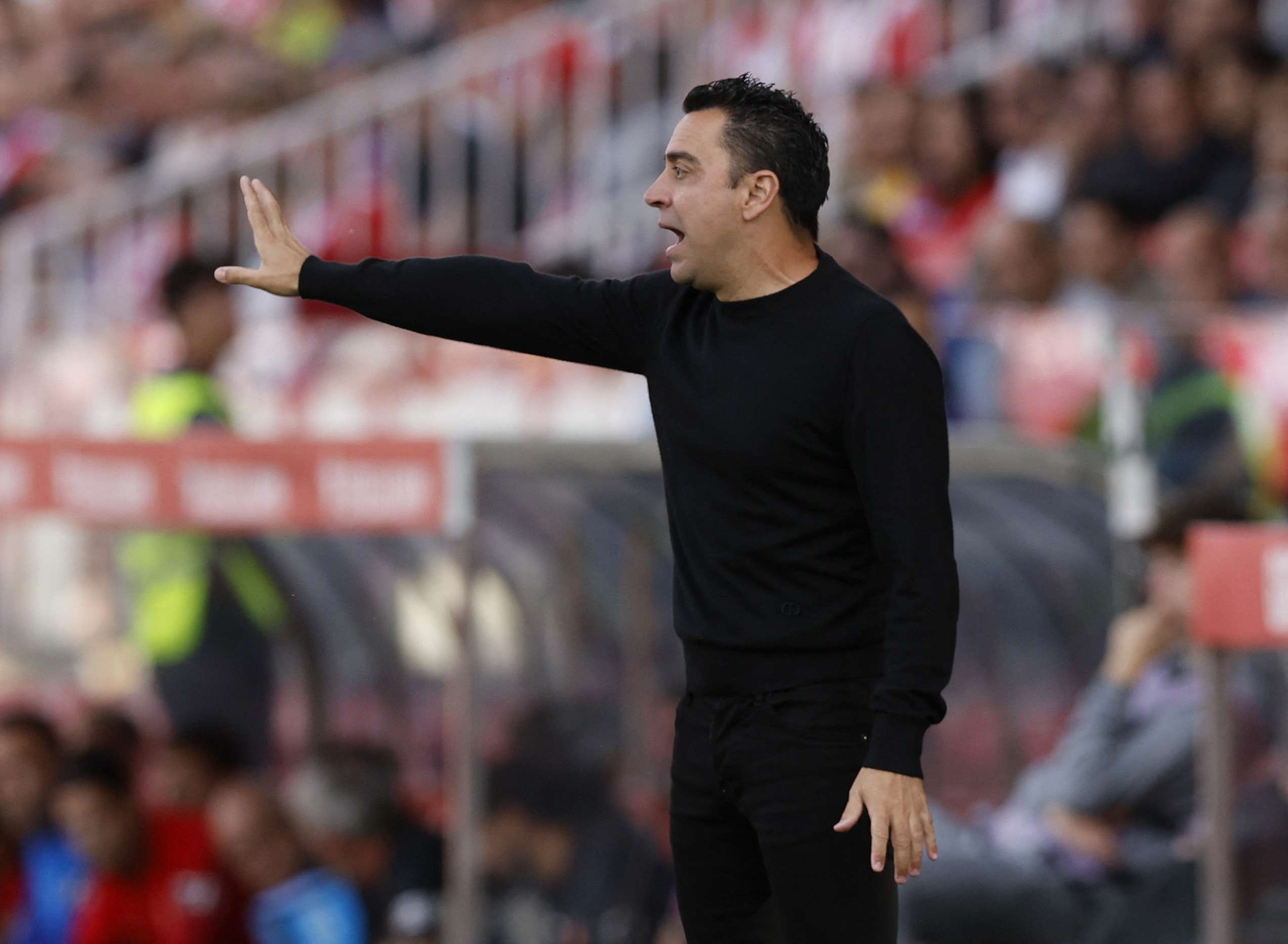 Xavi Barcelona con Real Madrid