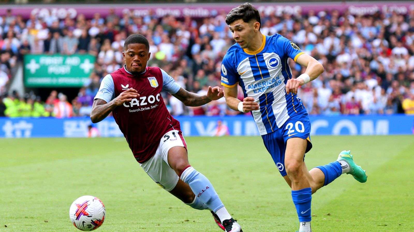 Brighton and Hove vence a Aston Villa por 1 a 0