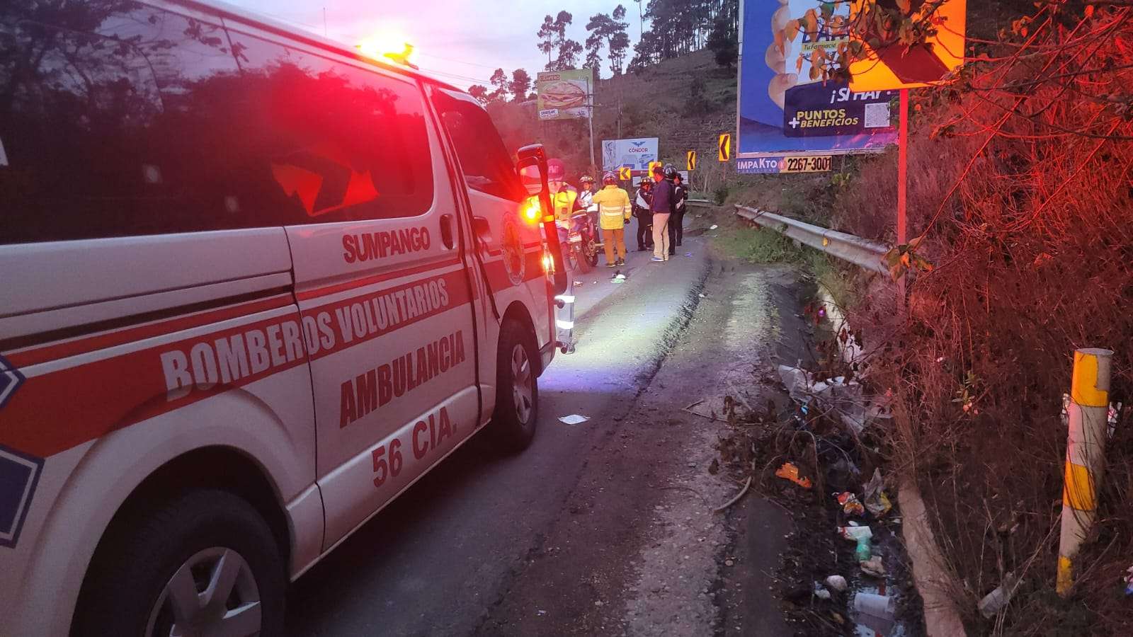 Motorista muere en un accidente en ruta Interamericana