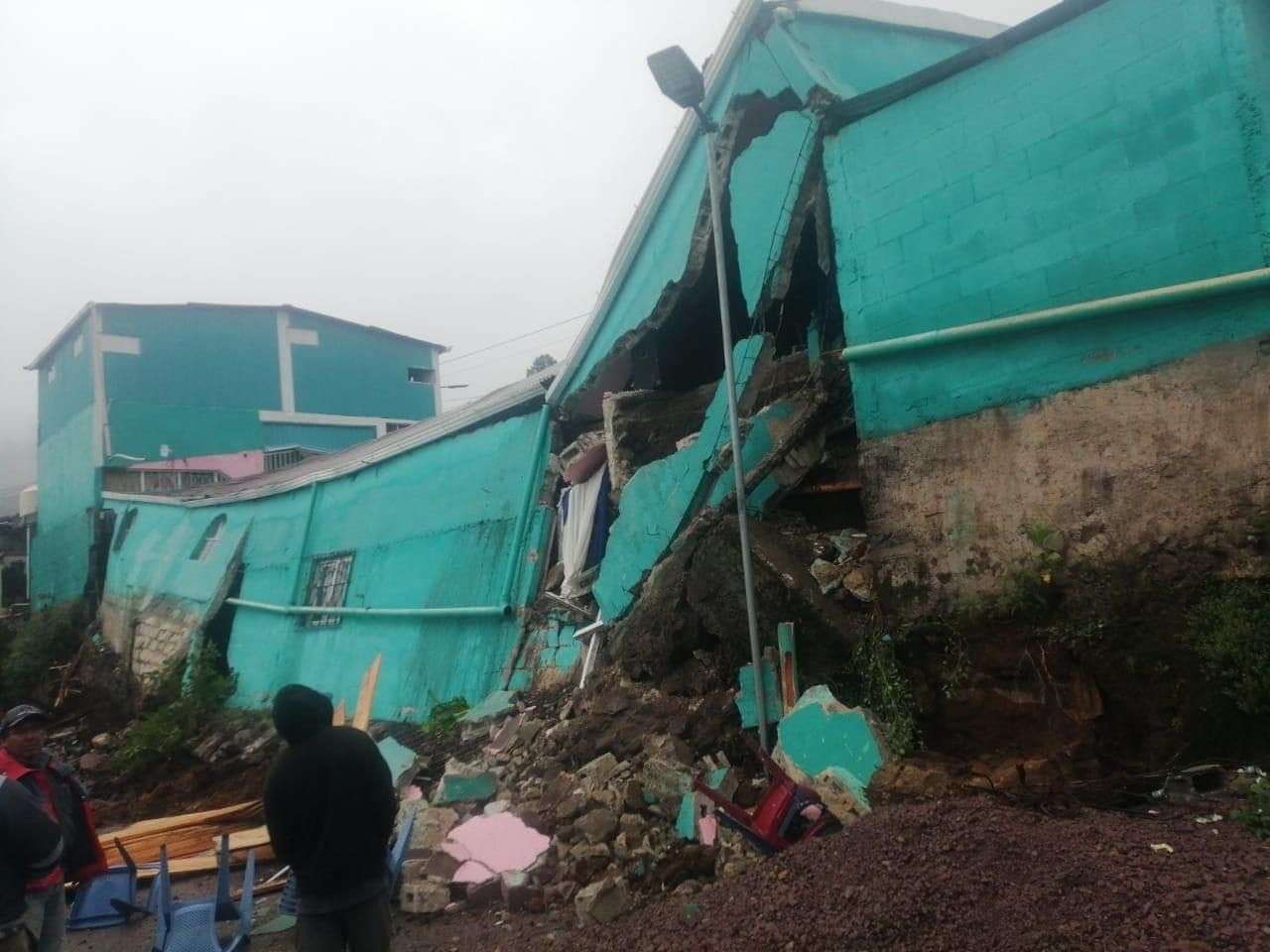 ÚLTIMA HORA | Reportan colapso estructural de vivienda en Villa Hermosa, San Marcos