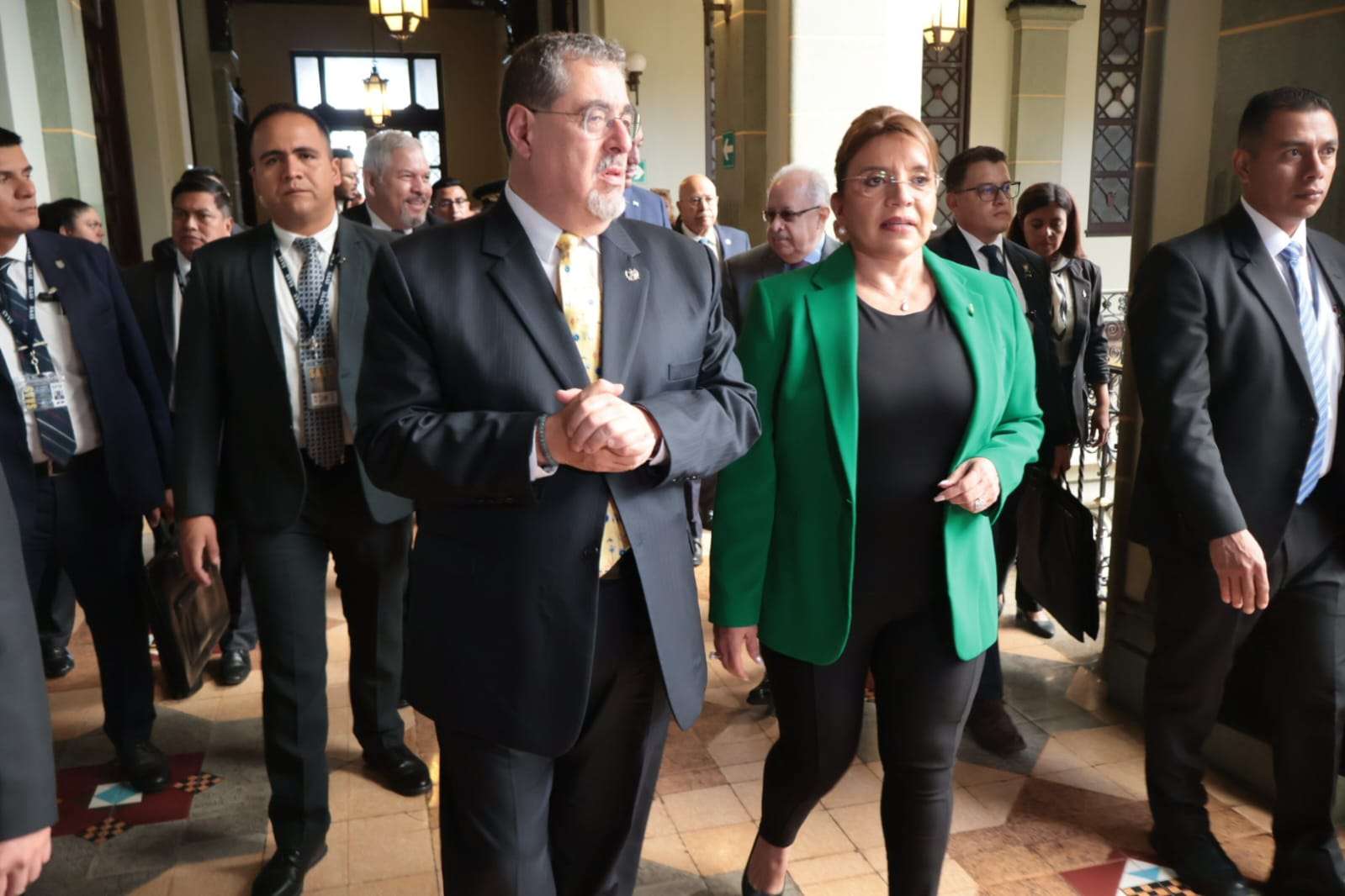 Xiomara Castro y Bernardo Arévalo