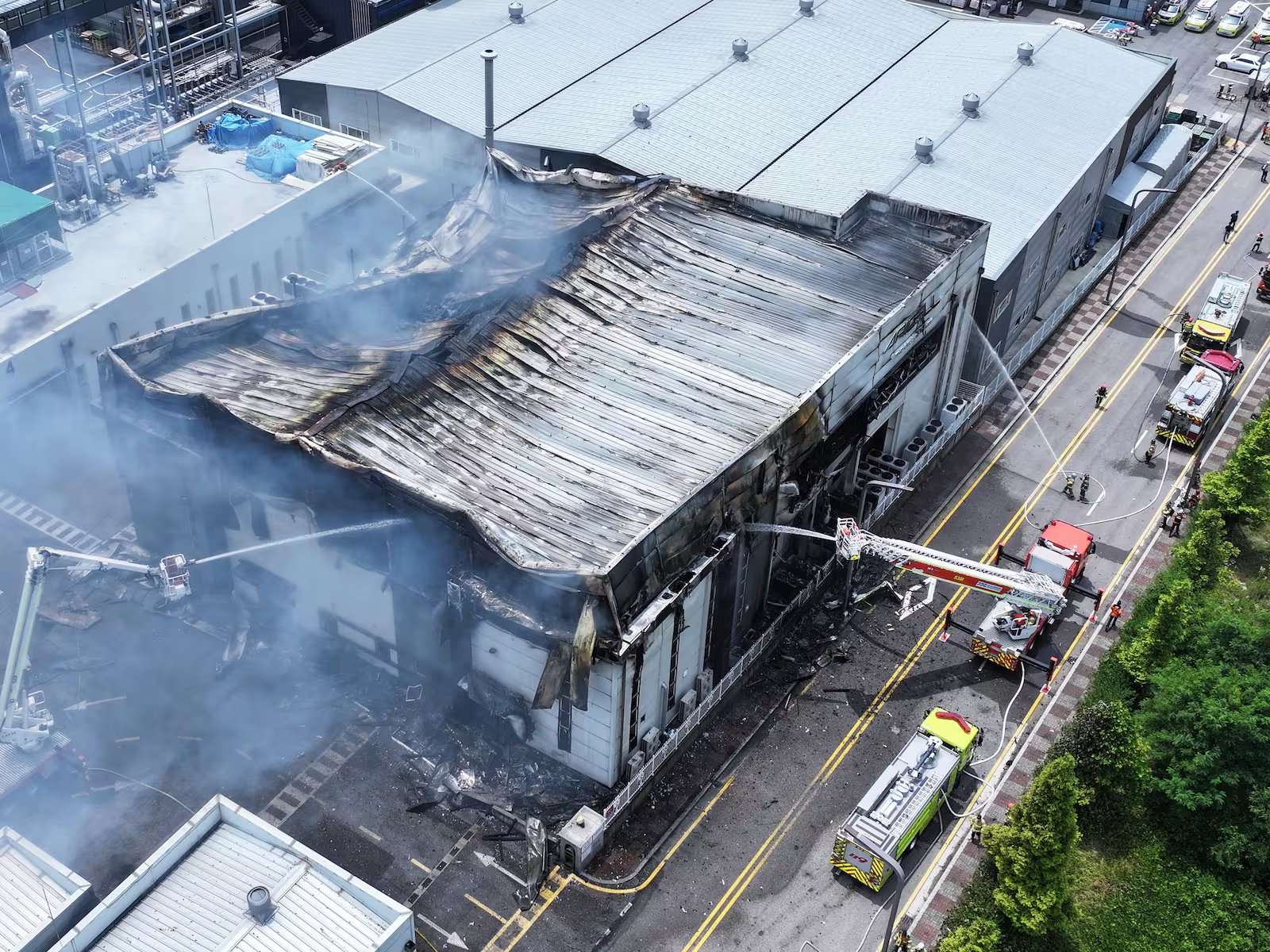 incendio en corea del sur
