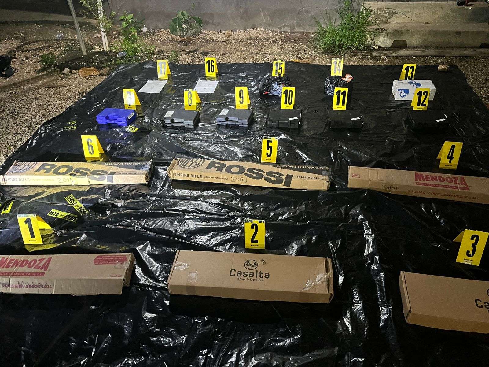 Dos Mujeres Arrestadas por Transportar 12 Armas y Municiones Ilegales