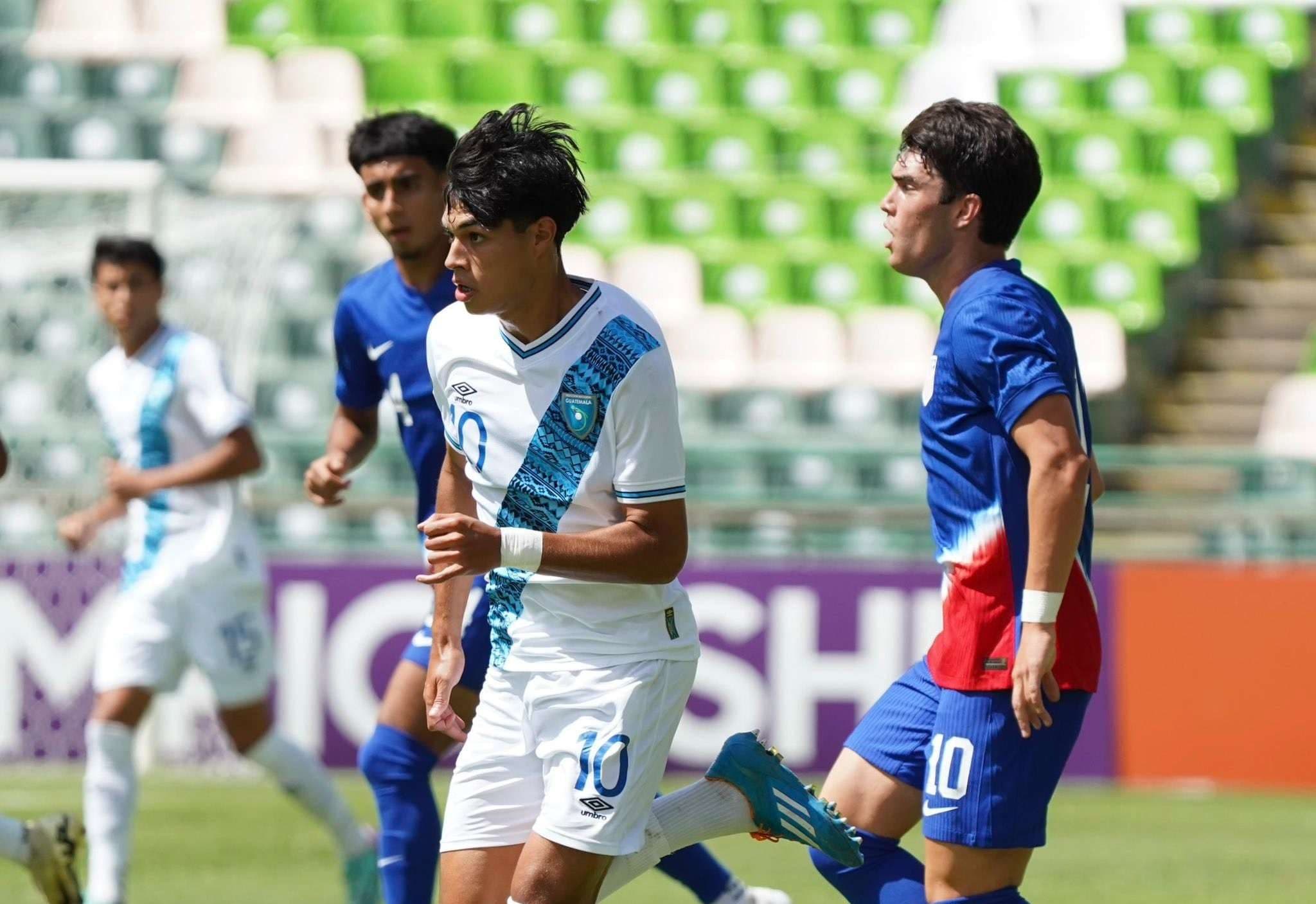 Buen primer tiempo de la Sub-20 de Guatemala ante Estados Unidos