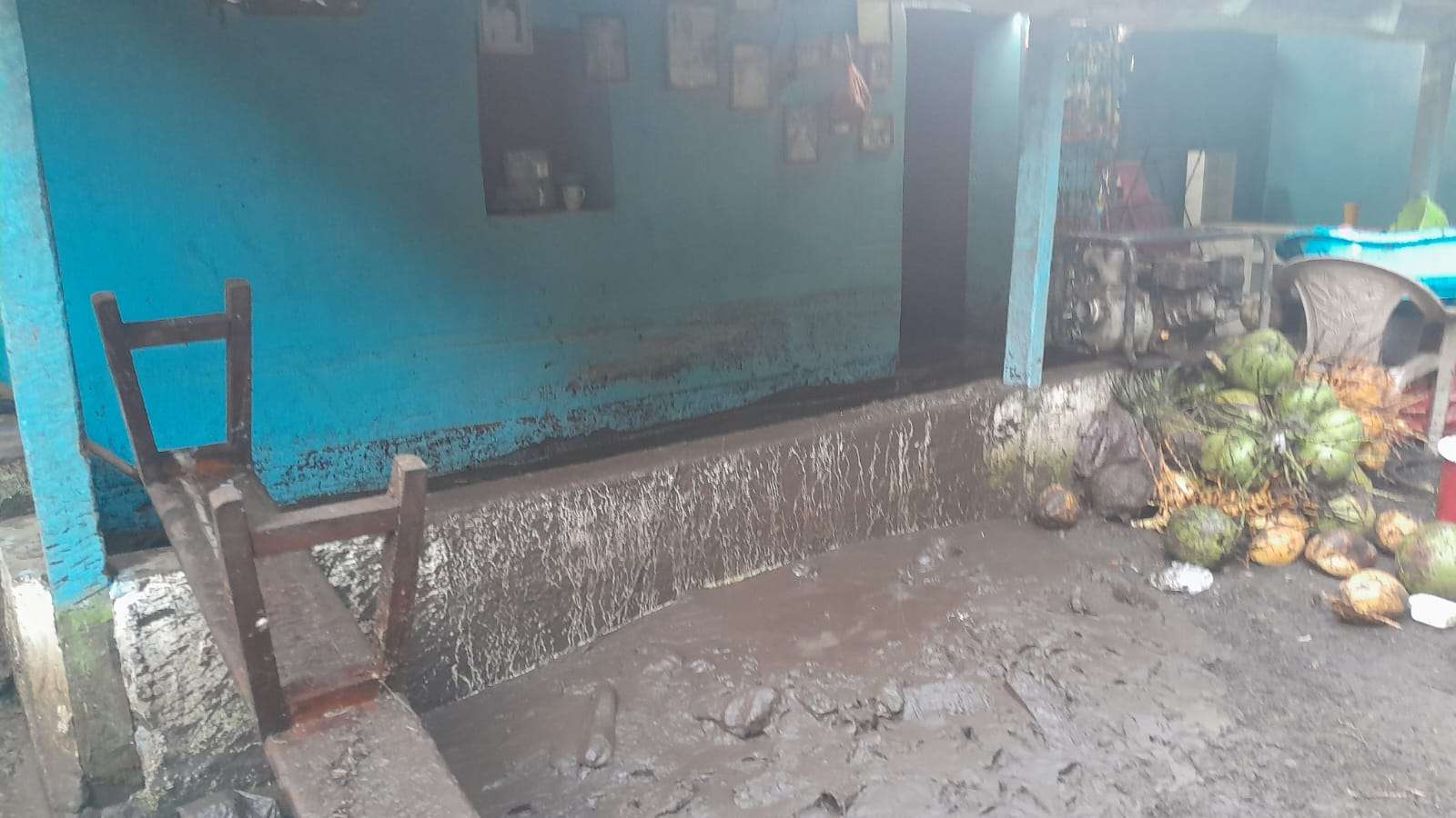 CONRED evalúa daños por desbordamiento de quebrada en Atescatempa, Jutiapa