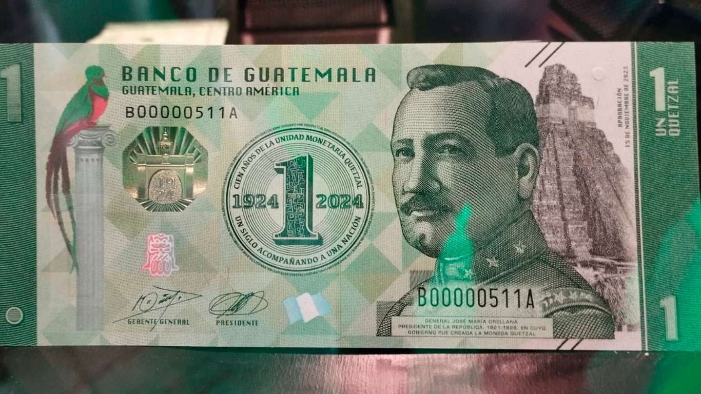 Billete Q1 Guatemala
