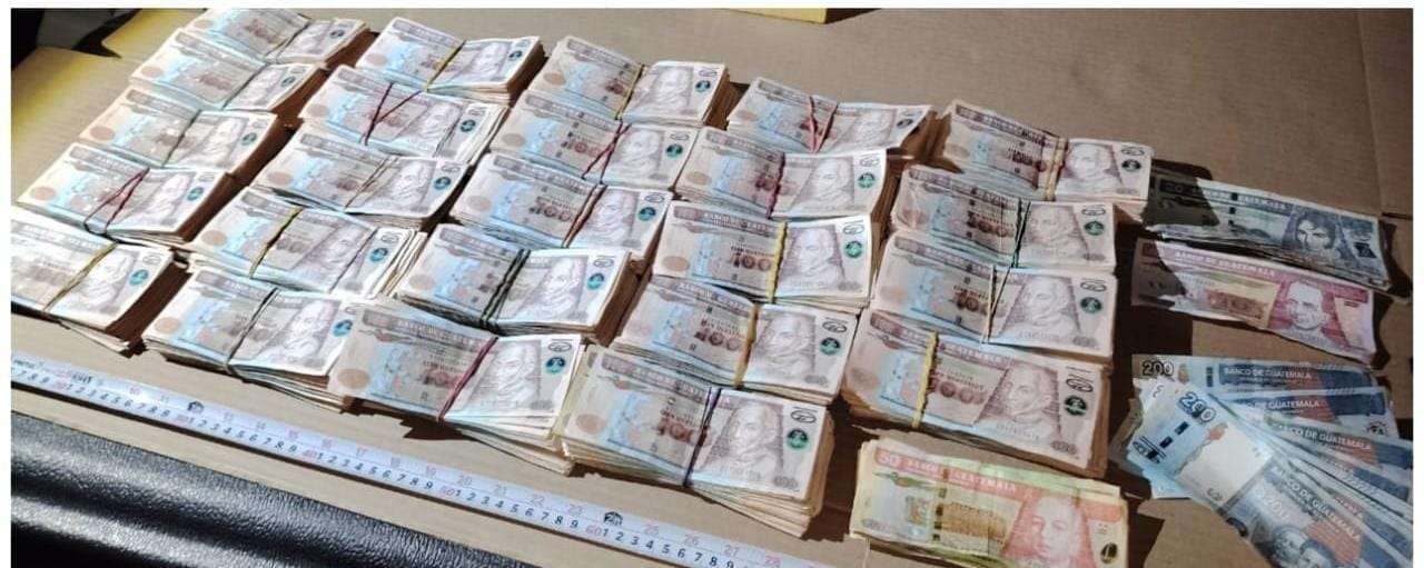 PNC intercepta cargamento de municiones y dinero sin declarar en Escuintla