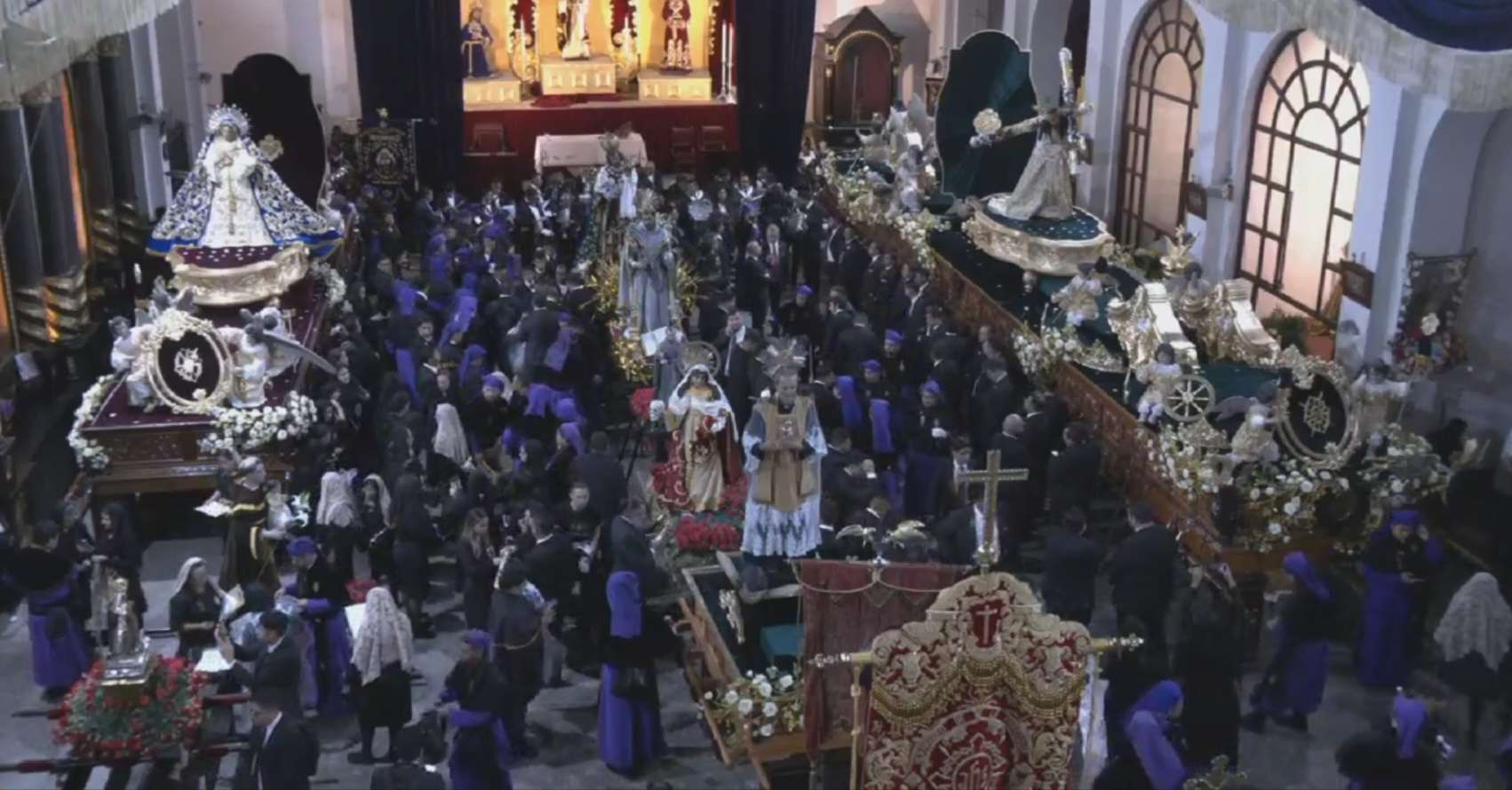 Este es el recorrido de la procesión de La Parroquia Santa Cruz del Milagro