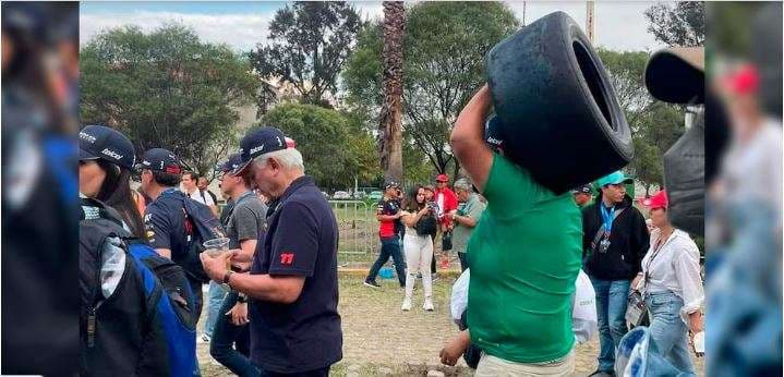 ¡Aficionados del Gran Premio de México se llevan "souvenirs" únicos!