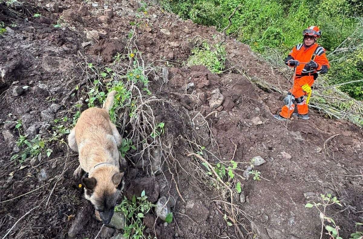 Continúa búsqueda de personas soterradas en derrumbe en El Quiché