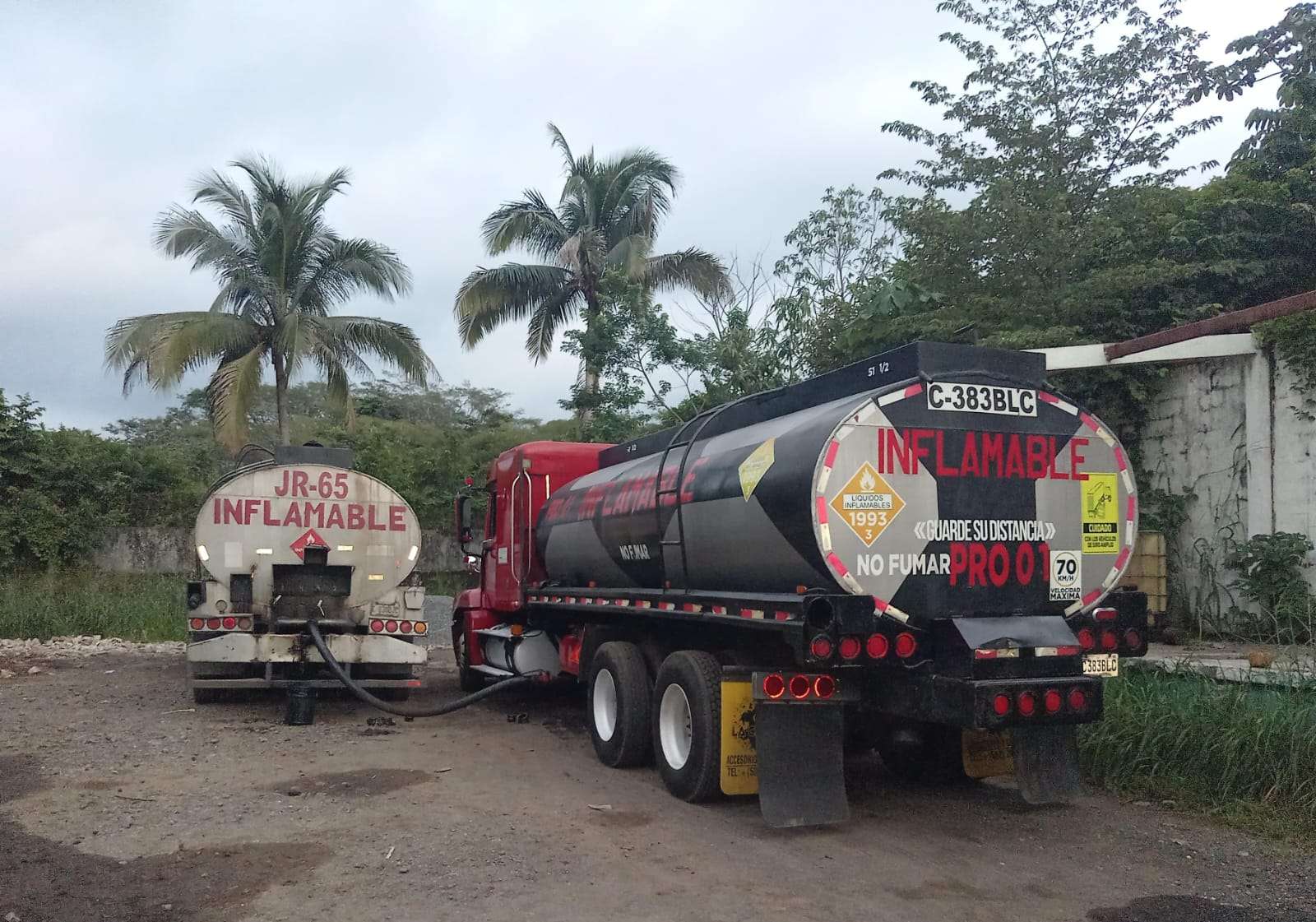 Recuperan cisterna con combustible valorado en Q80 mil