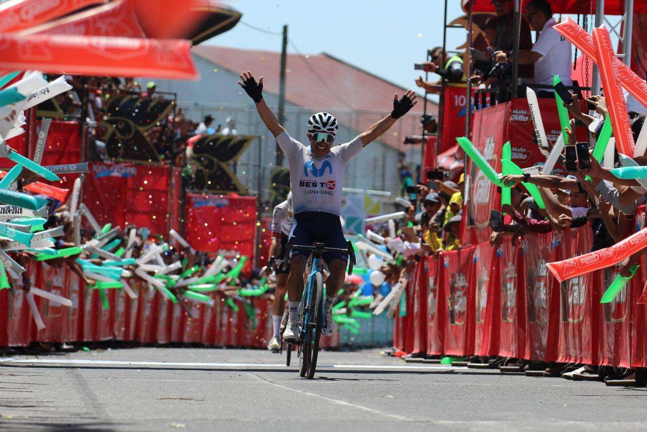 Bayron Guamá gana la tercera etapa de la Vuelta Ciclística