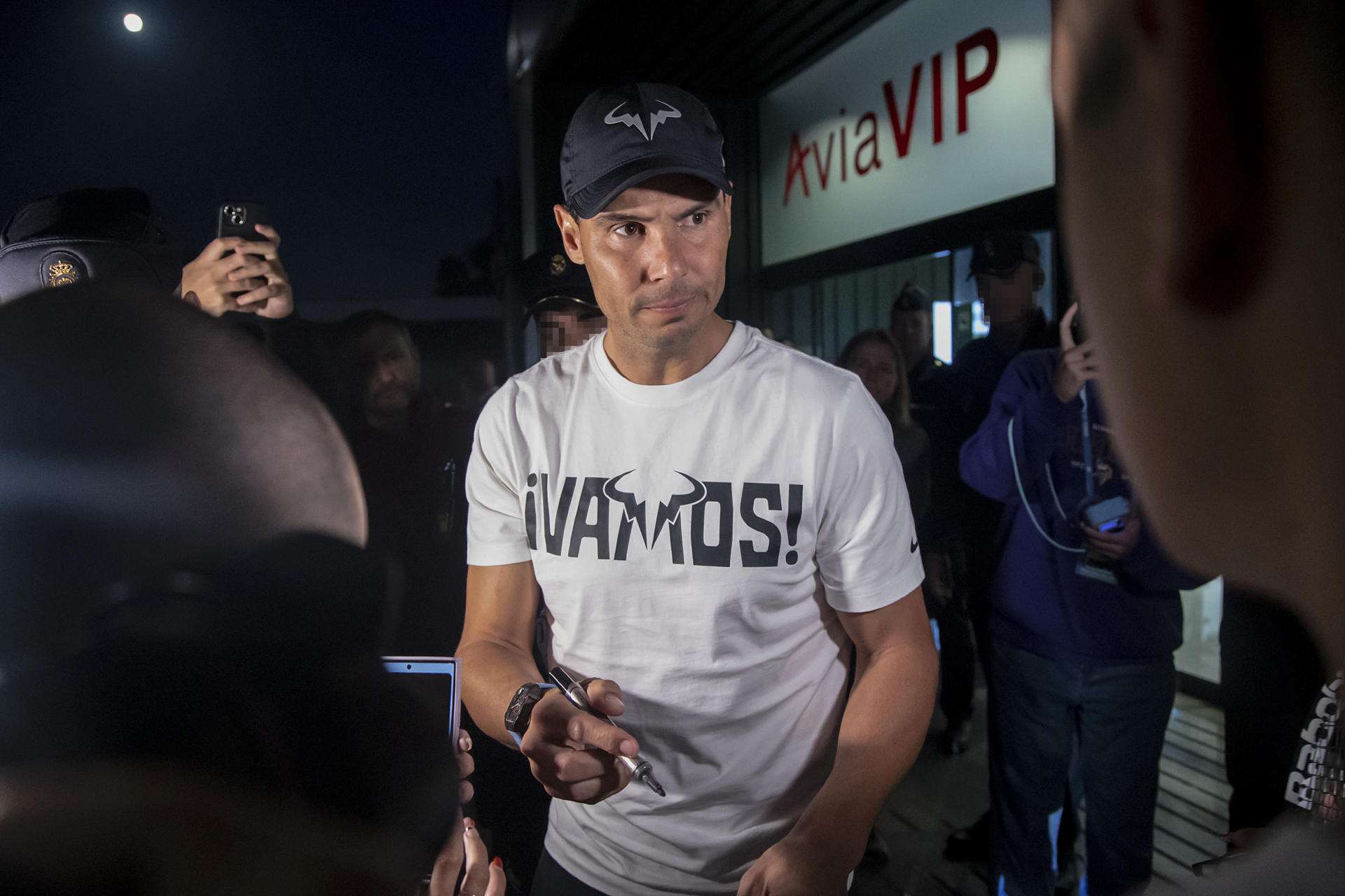 Rafa Nadal ya está en Málaga para las Finales de la Davis