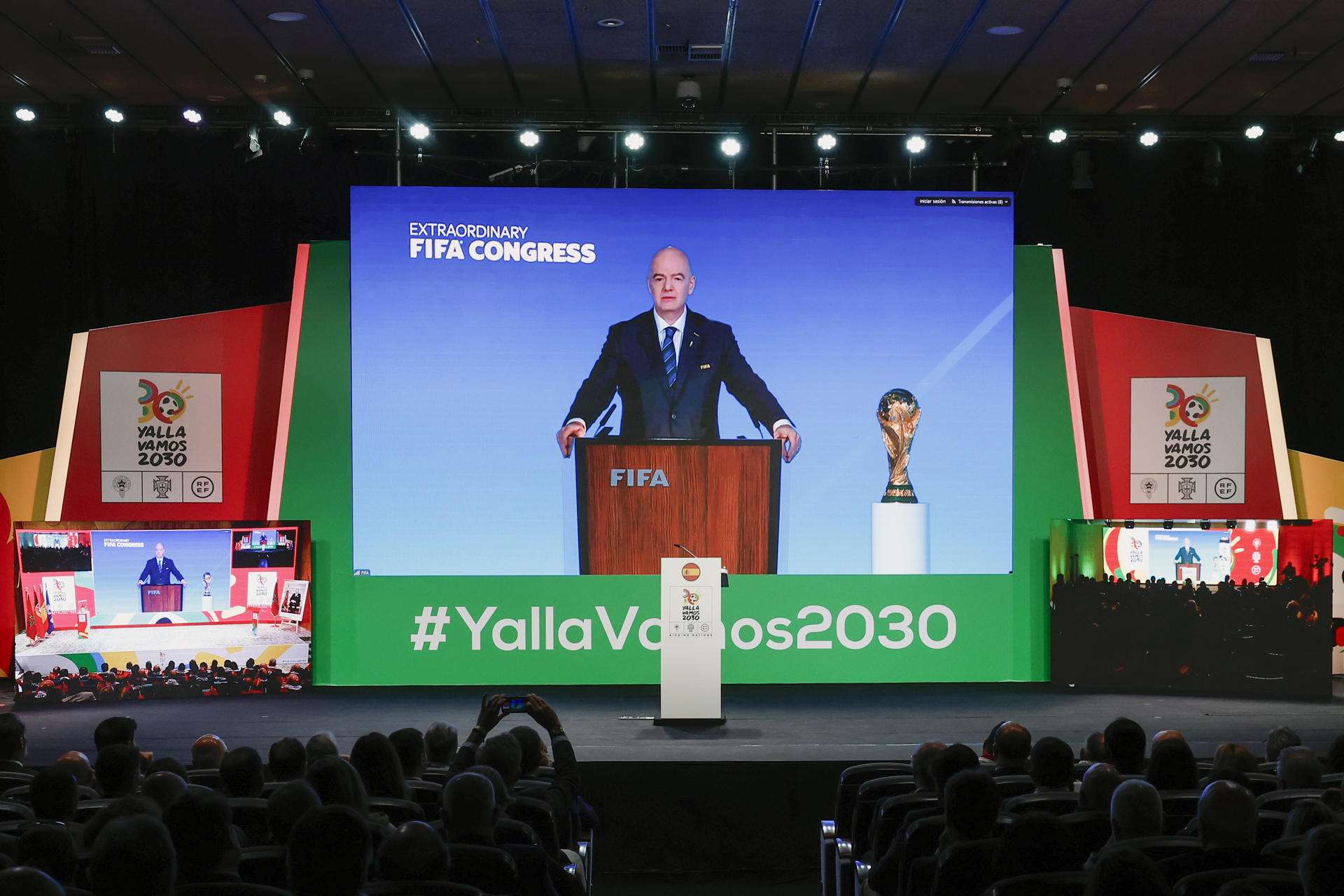 La FIFA otorga a España, Marruecos y Portugal la organización del Mundial 2030