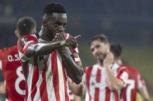 Dos goles Iñaki Williams dan ventaja a un gran Athletic en Estambul