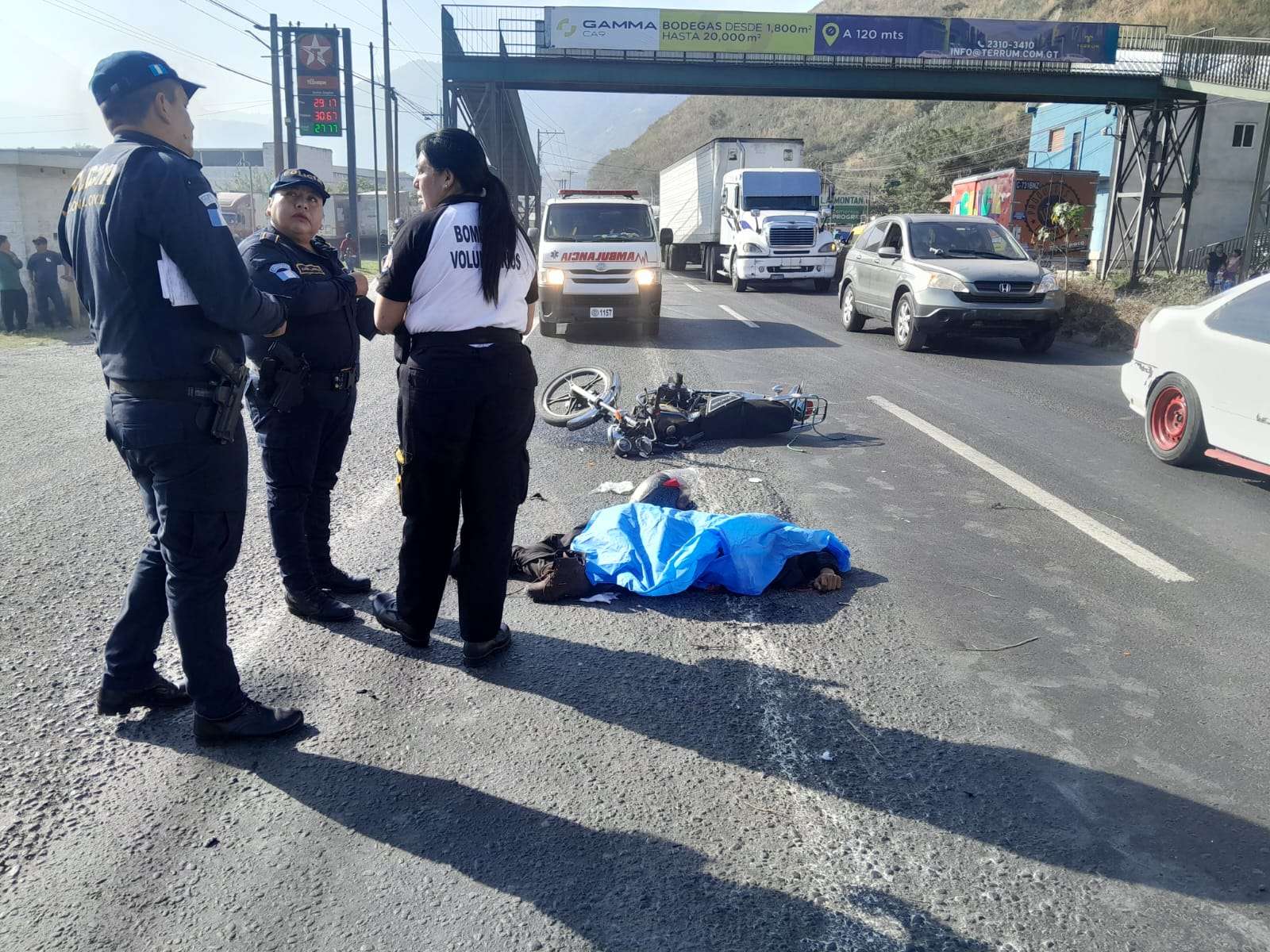 ÚLTIMA HORA | Muerte de motorista provoca caos vial en ruta al Pacífico ¡Esto fue lo que ocurrió!