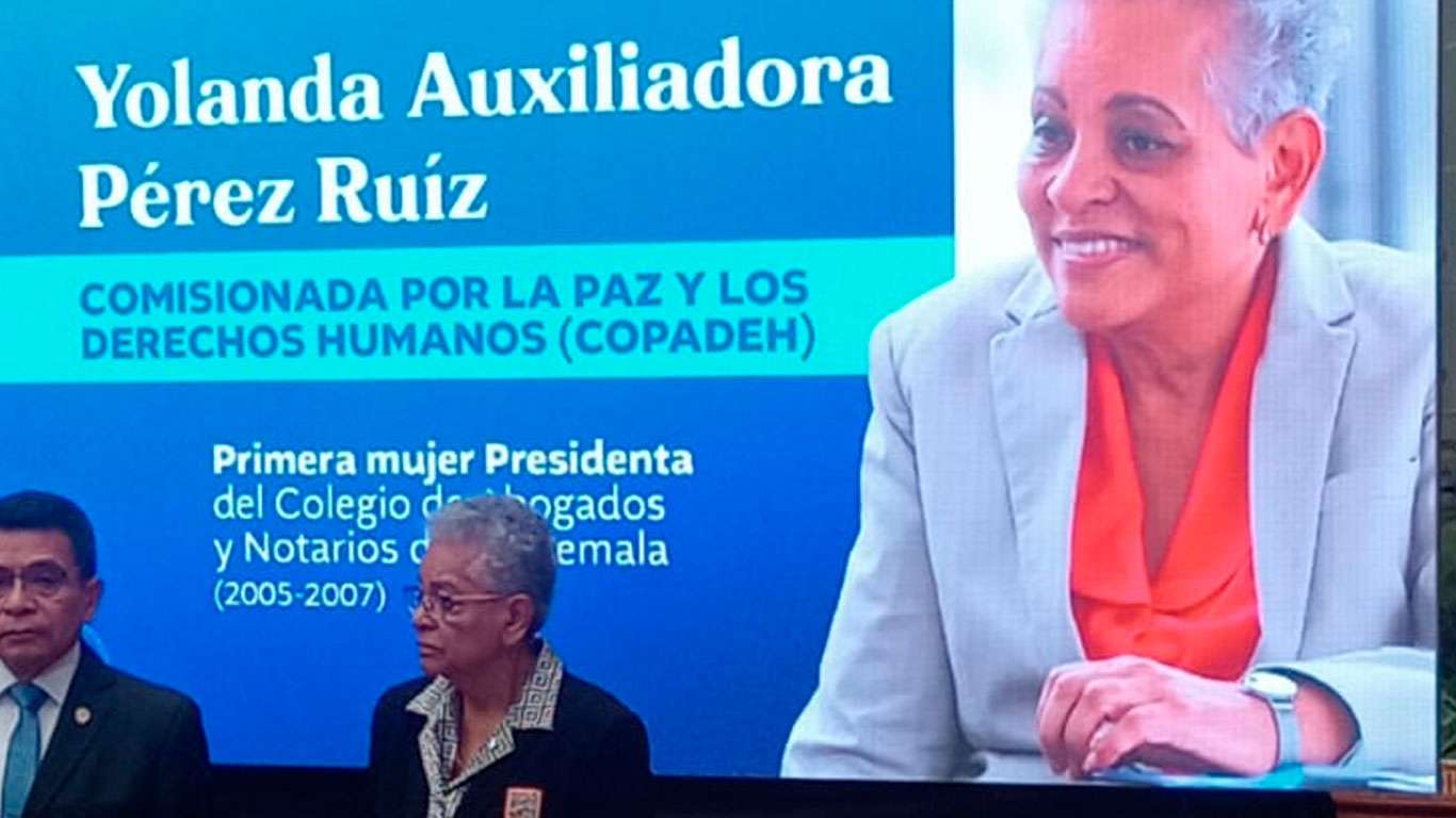 Presidente Bernardo Arévalo designa a Yolanda Pérez como titular de Copadeh