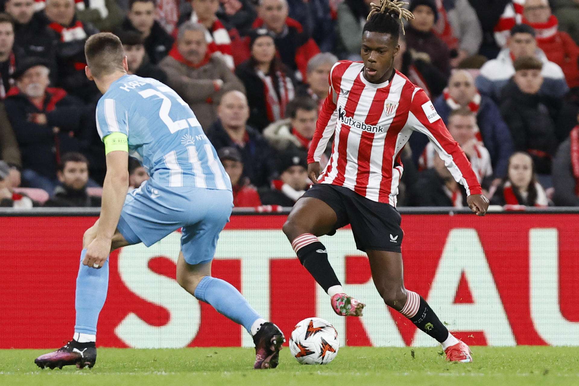 Nico Williams y Núñez, bajas de última hora ante el Betis