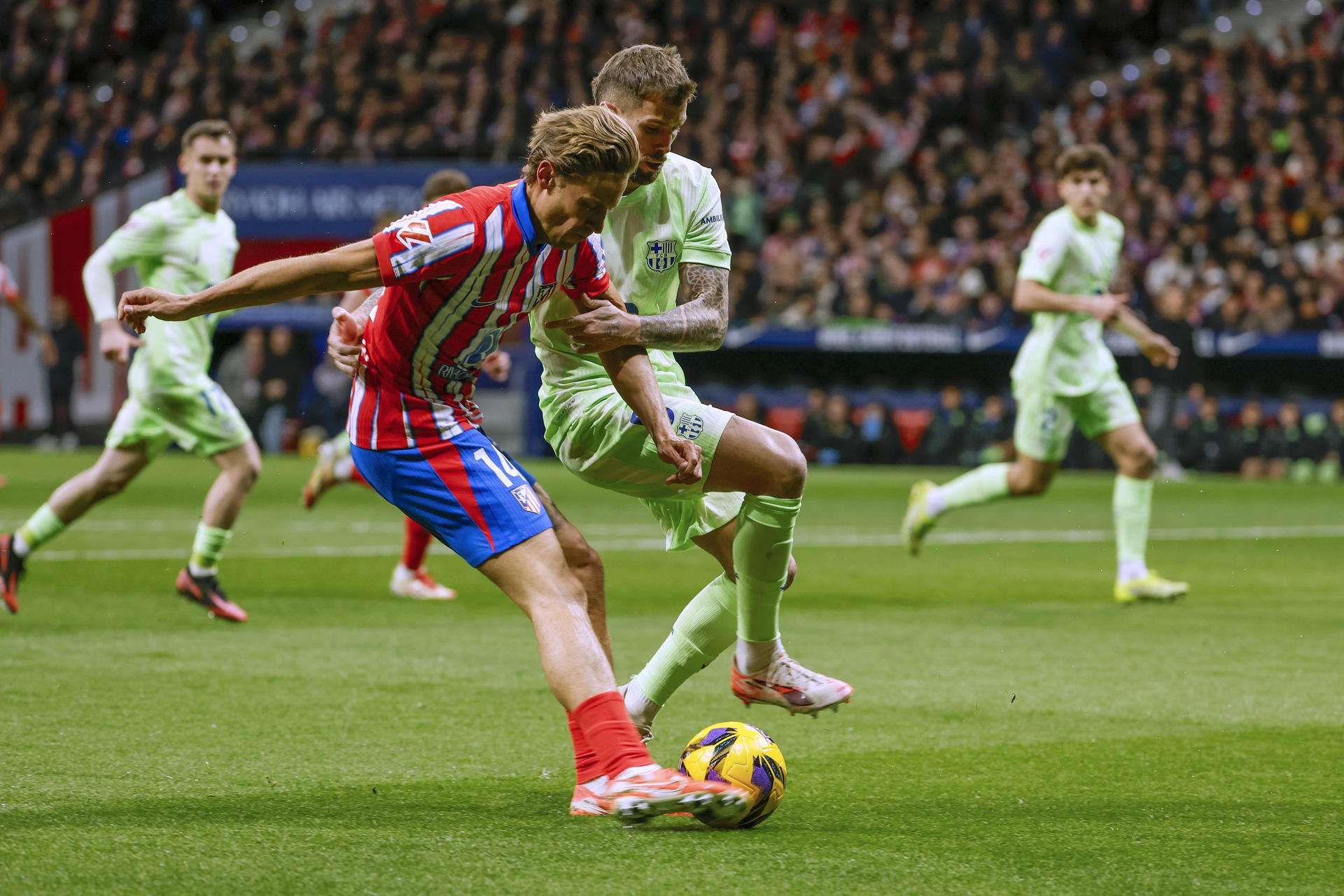 Llorente: “Nos han pesado los 120 minutos del partido de ‘Champions’”