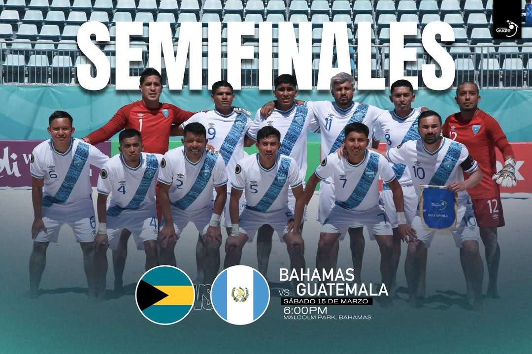 EN DIRECTO | Escuche aquí el partido Guatemala vs Bahamas de futbol playa