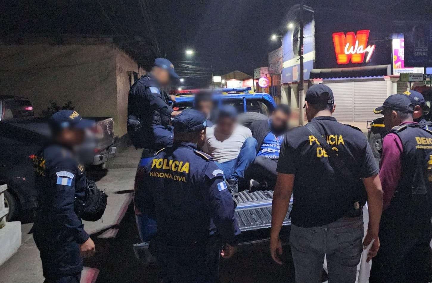 ¿Ataque truncado? Capturan a presuntos sicarios del barrio 18 en Cobán