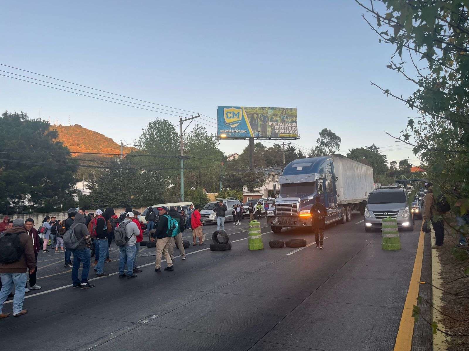 Nuevos bloqueos continúan complicando la movilidad de los guatemaltecos ¡Estas son las rutas afectadas!