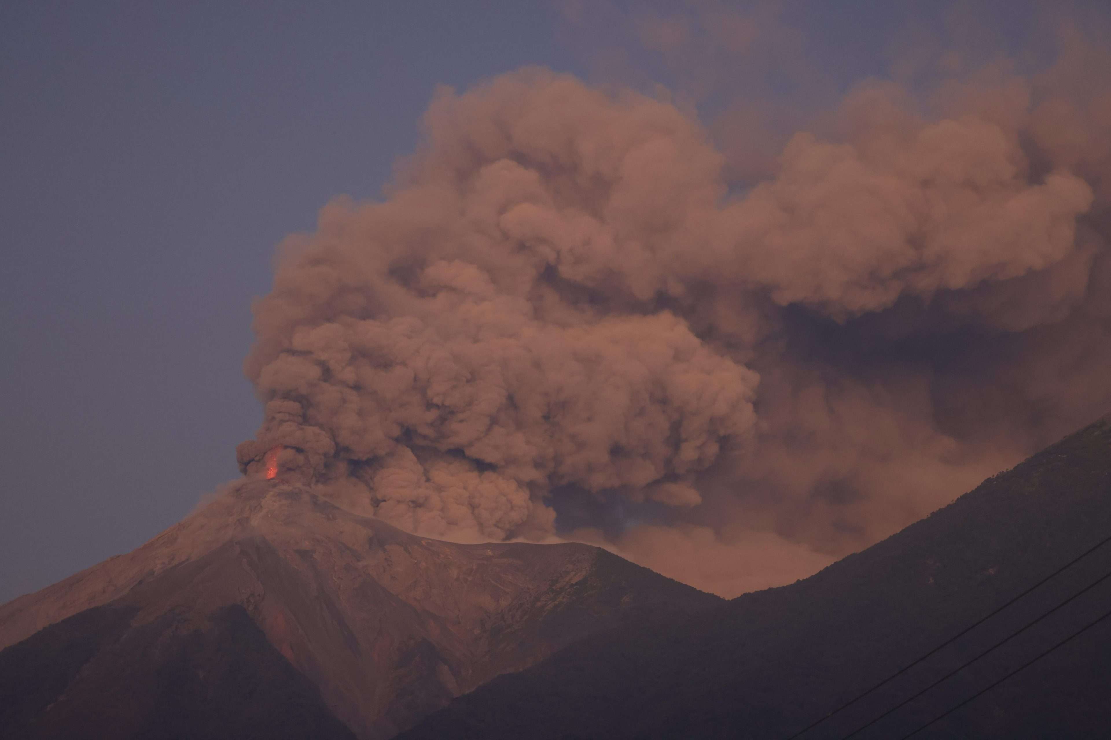 Volcán de fuego 10 de marzo