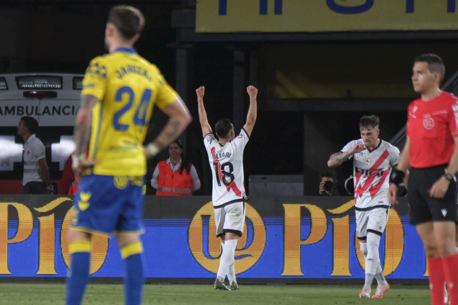El Rayo Vallecano fulmina a Las Palmas