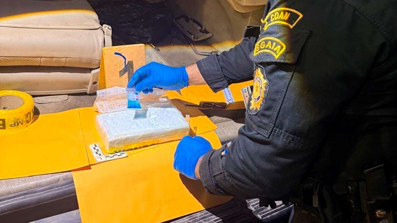 ¡Positivo a cocaína! Así descubrieron los paquetes ocultos en una camioneta