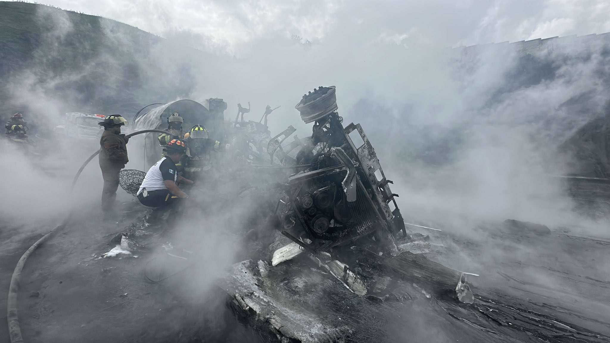 Accidente en la VAS.