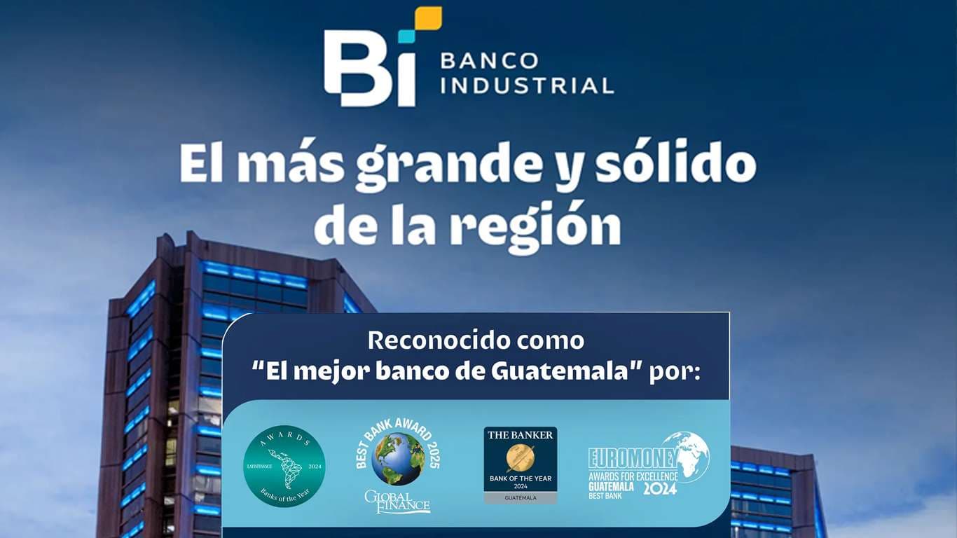 S&P eleva la calificación de Banco Industrial a ‘BB+’: destaca su solidez financiera y liderazgo en Guatemala
