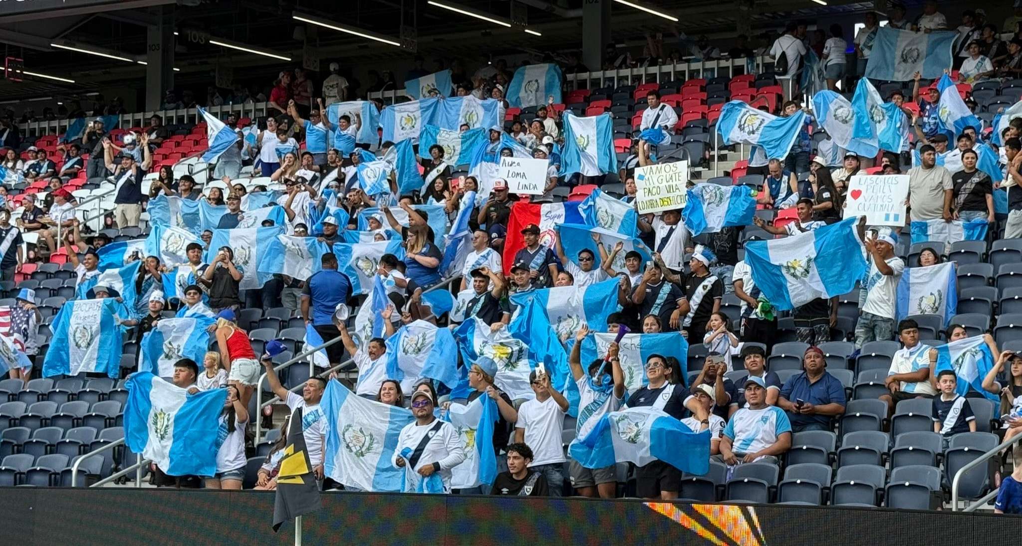 Afición selección Guatemala