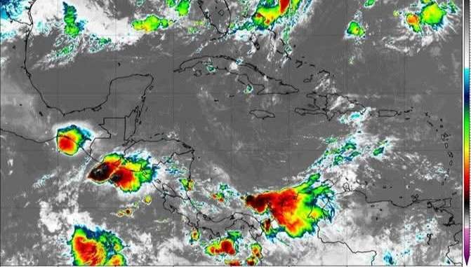 Mapa satelital del clima. Insivumeh