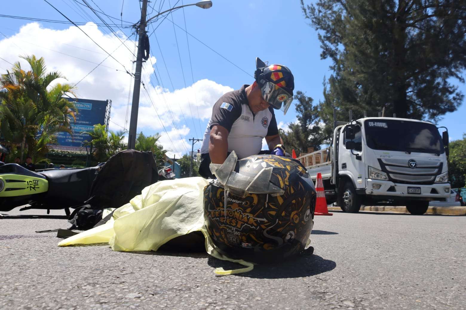 Accidente en calzada San Juan deja un muerto y congestión vehicular