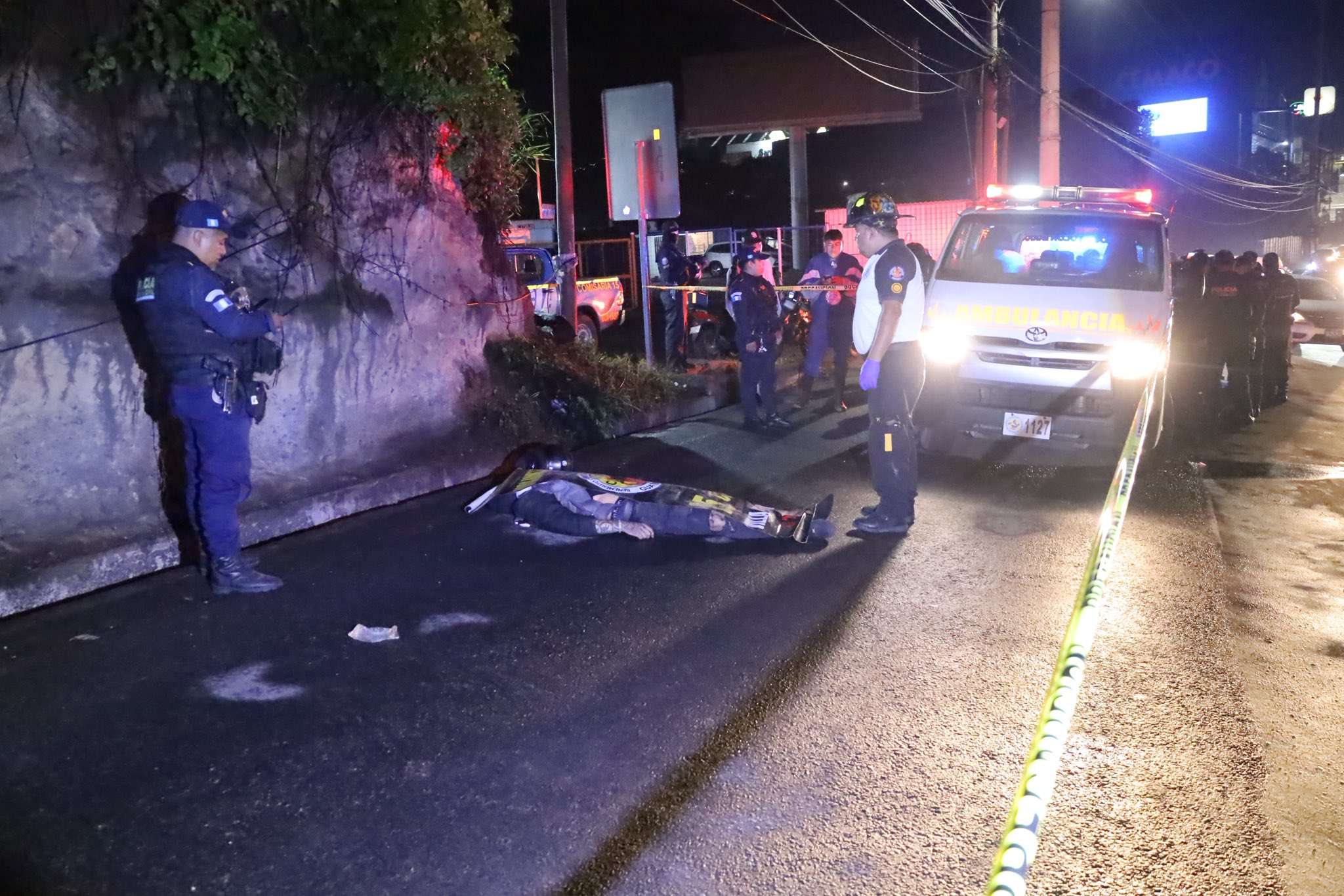 Finalizan diligencias por hombre fallecido en el km 17.5 de la ruta al Pacífico