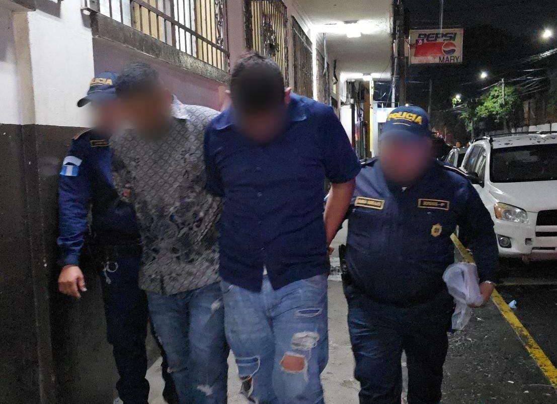 Denuncia ciudadana en Palín lleva a la captura de presuntos asaltantes de buses