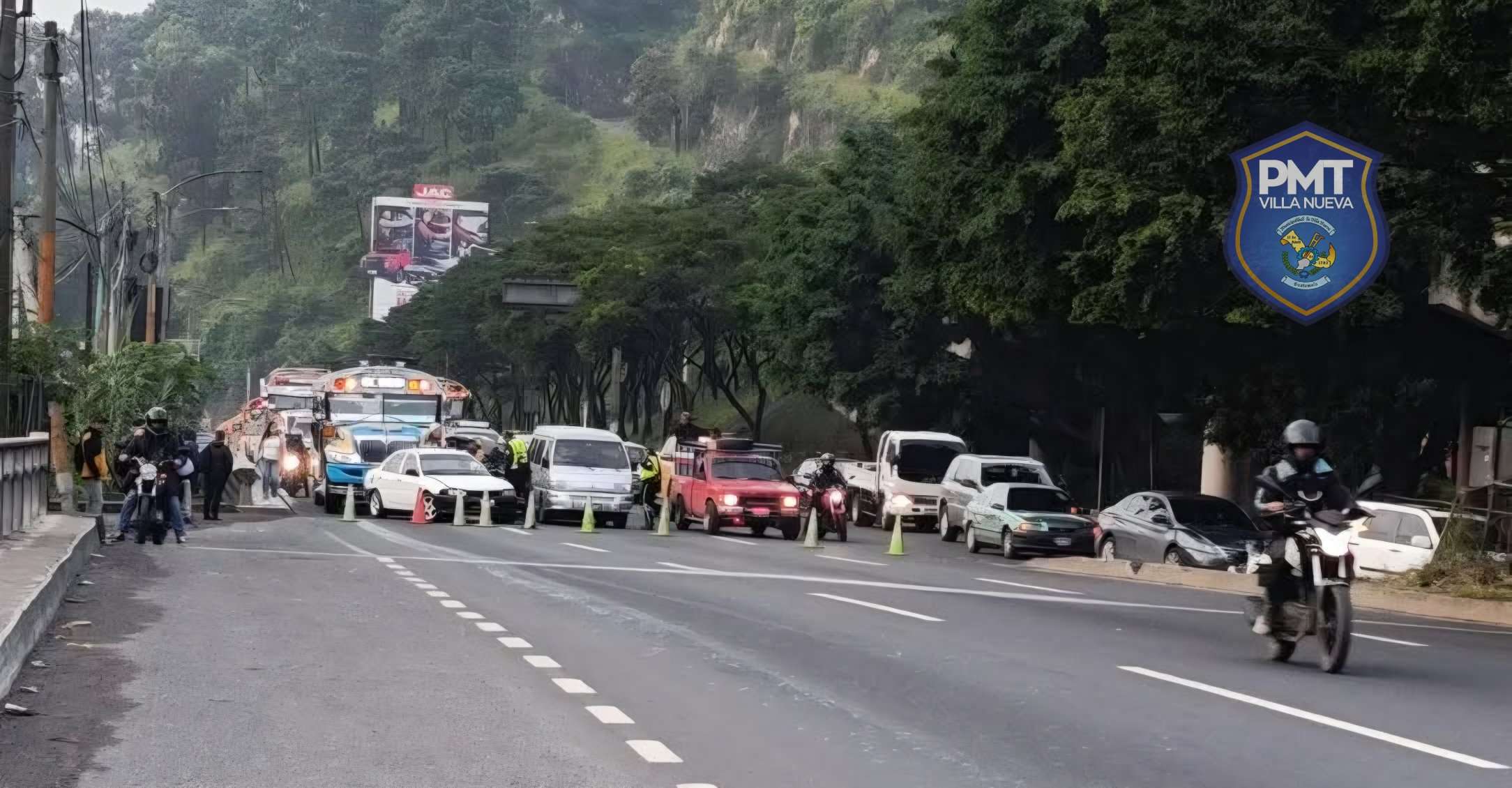 EN VIDEO | Esta es la situación del tráfico por accidente en la Aguilar Batres
