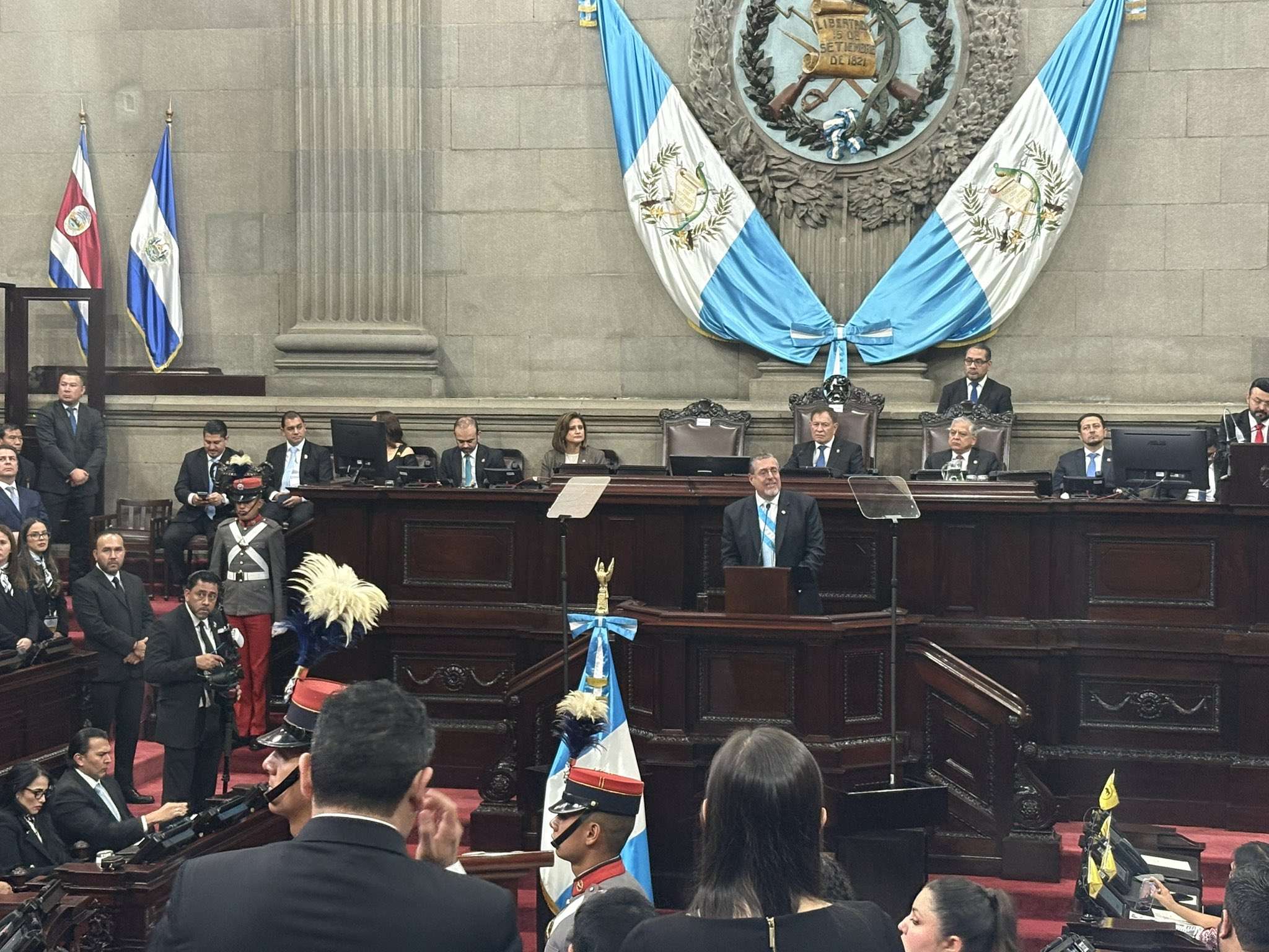 Presidente: “Guatemala está en un punto de inflexión y no puede volver atrás”