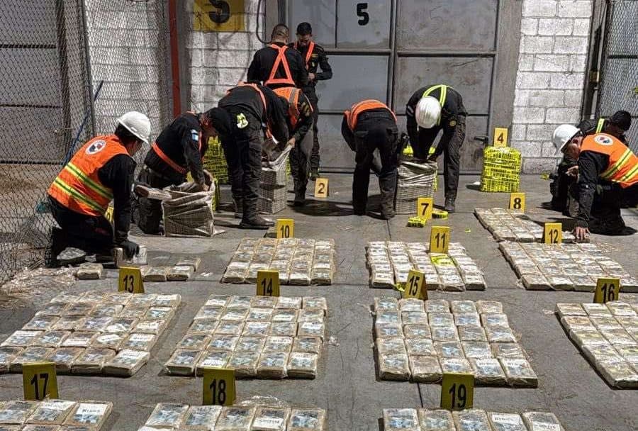 Puerto Quetzal, escenario del mayor decomiso de cocaína en el país